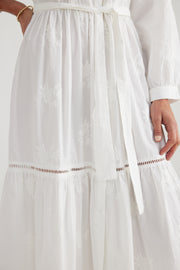 Brave & True - Reggiani Dress - White - Elizabeth Summer