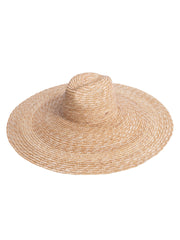 The Tammy - Fedora Crown - Wide Brimmed Hat - Without Ribbon - Elizabeth Summer