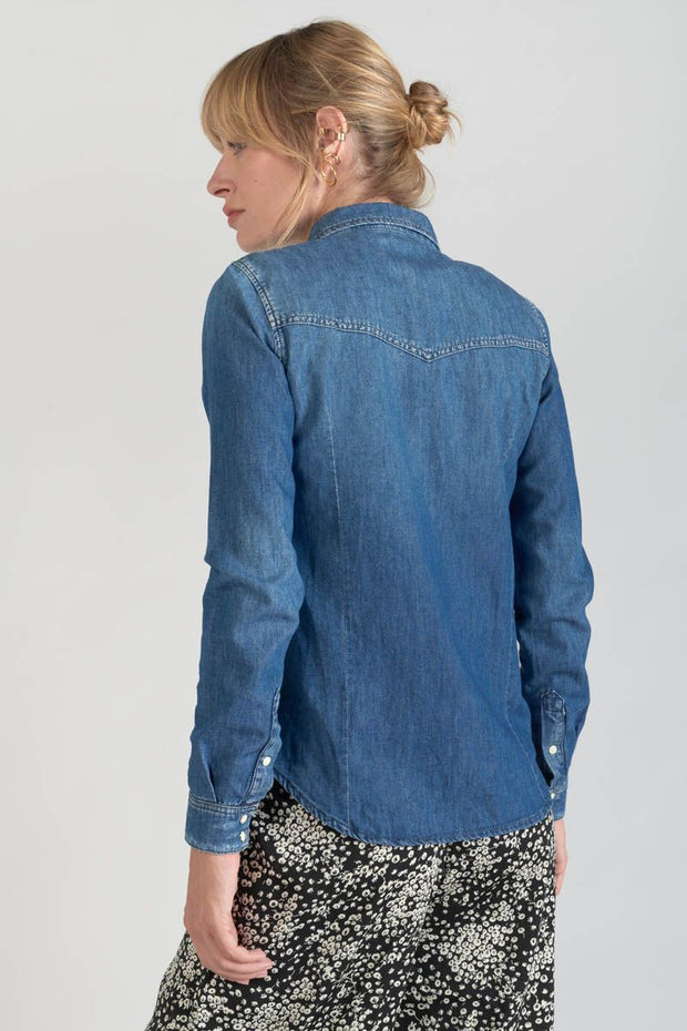 Les Temps des Cerises - Shirt - Juanita blue denim shirt