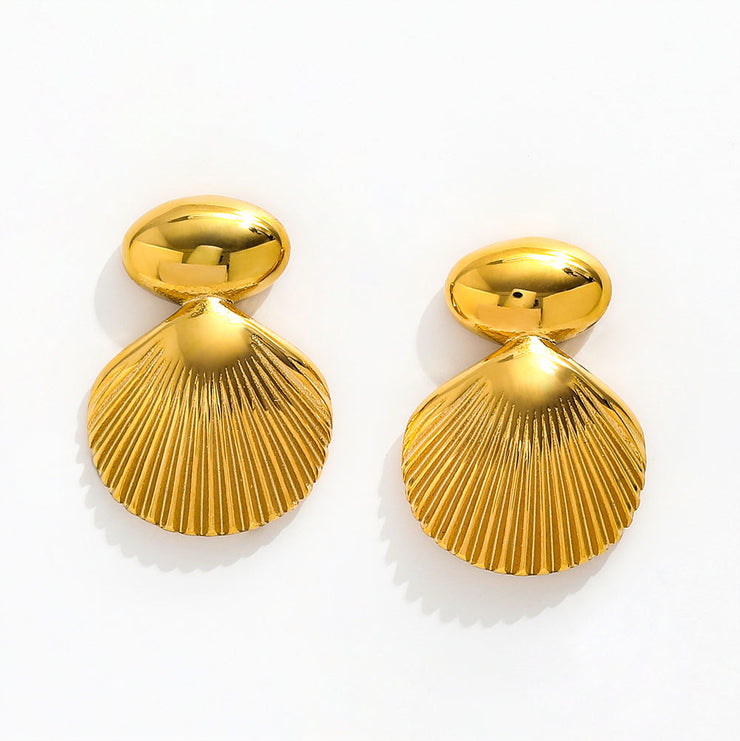 Tarnish Free  - Shell Earrings