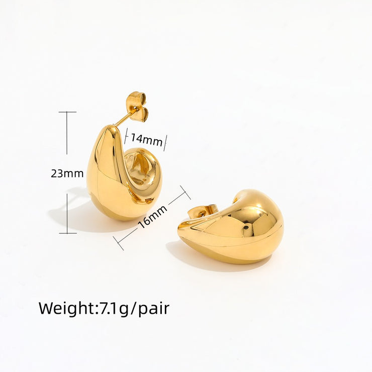 Tarnish Free - Earrings - Chunky Drop