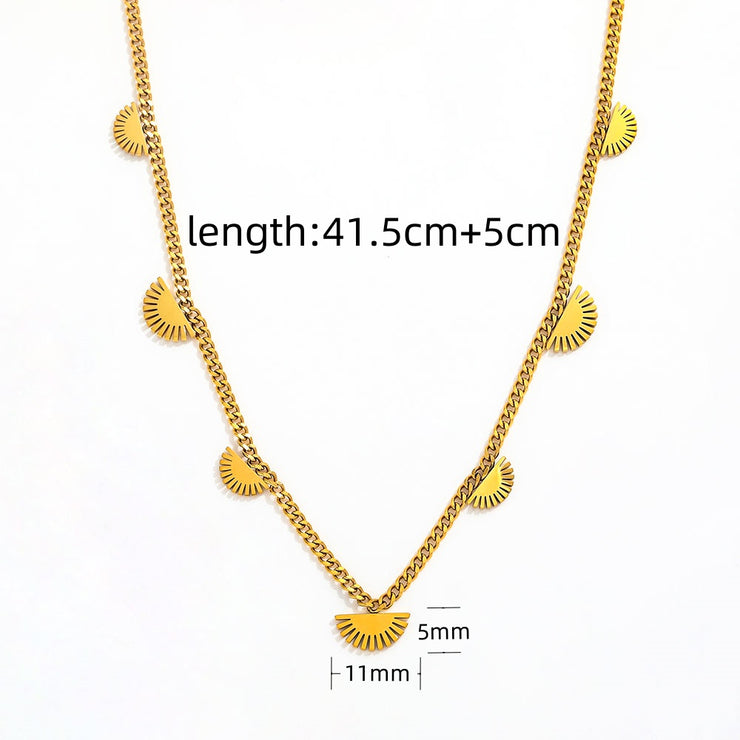 Tarnish Free - Necklace - Sunshine - Elizabeth Summer