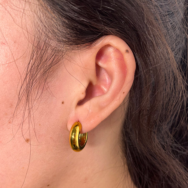 Tarnish free - Earrings - Small Hoops 18mm - Elizabeth Summer
