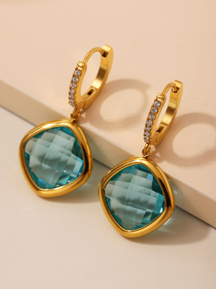 Tarnish Free - Earrings - Multi Colour - Elizabeth Summer