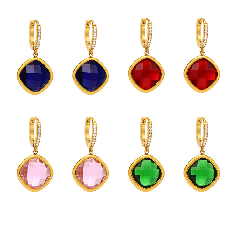 Tarnish Free - Earrings - Multi Colour - Elizabeth Summer