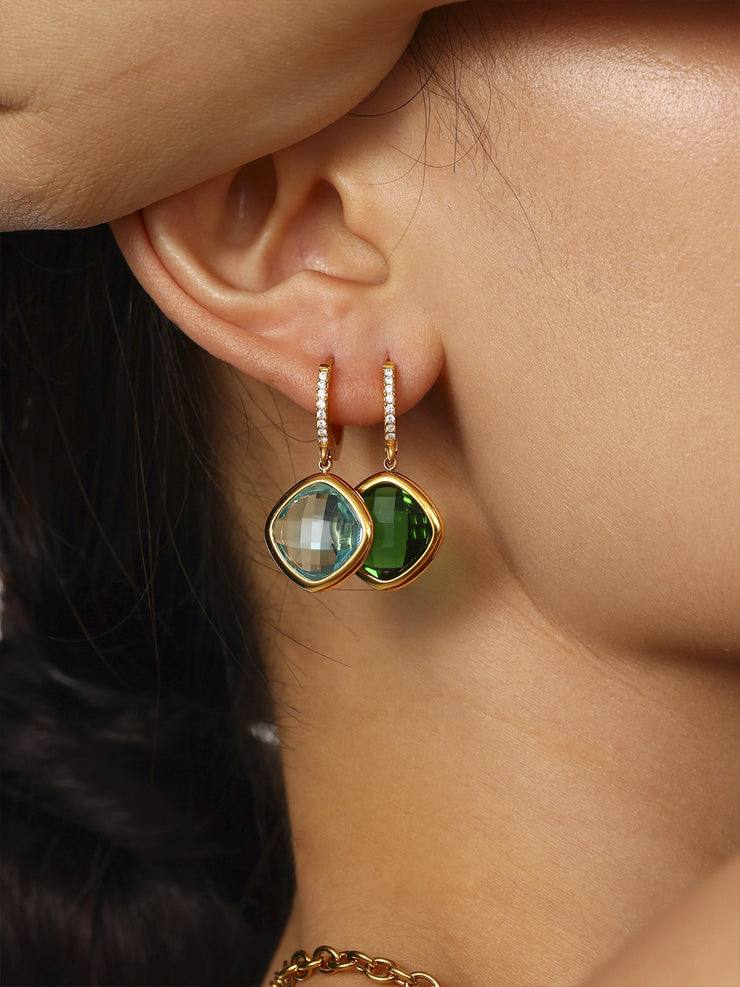 Tarnish Free - Earrings - Multi Colour - Elizabeth Summer