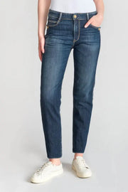 Le Temps Des Cerises - Jeans - 400/18 mom Villard high waist 7/8th blue N°1