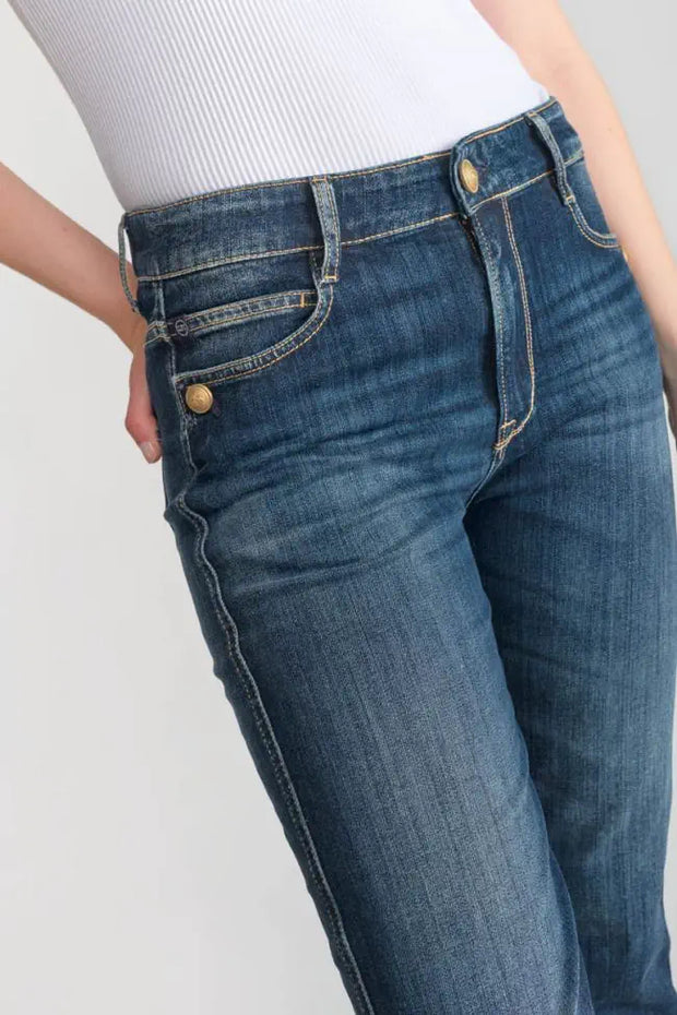 Le Temps Des Cerises - Jeans - 400/18 mom Villard high waist 7/8th blue N°1
