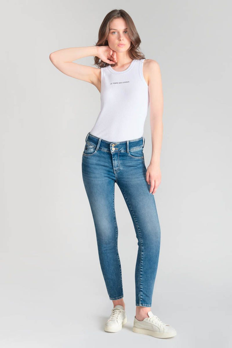 Le Temps Des Cerises - Jeans - Ultra pulp slim Farmer high waist 7/8 jeans blue No. 3