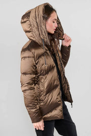 Le Temps des Cerises - Puffer Jacket - Metallic Brown