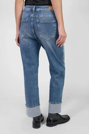 Le Temps Des Cerises - Jeans - 400/60 girlfriend Jama high waist blue N°4