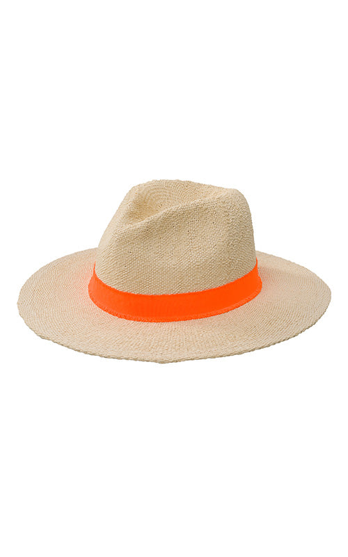 YAYA - Adult Fedora with orange contrast