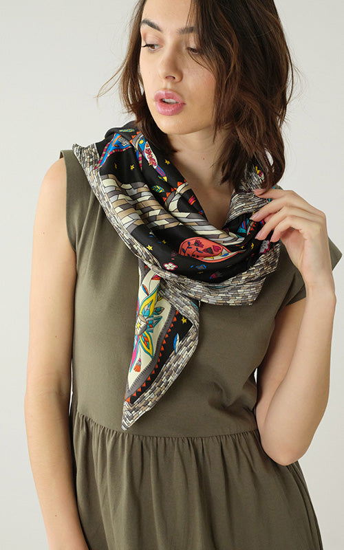 DEELUXE - Summer Scarf - Black