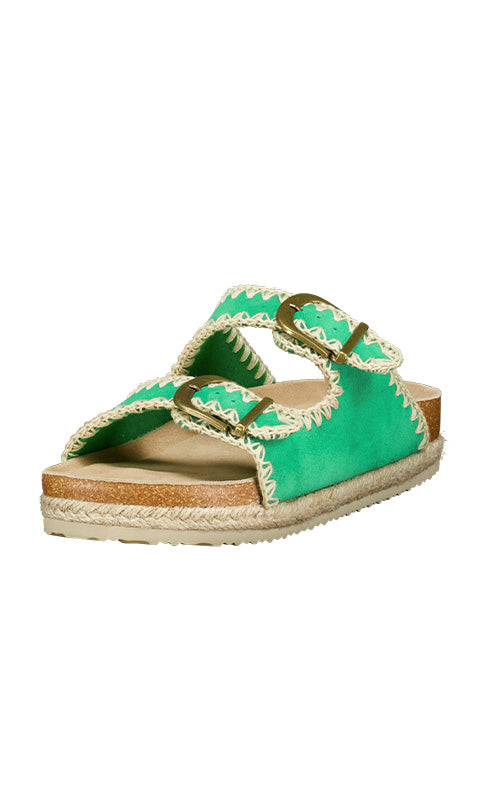 DEELUXE - Espadrilles - Double Strap Green