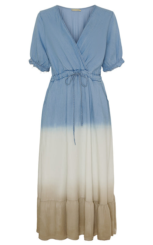 Marta - Mdcnorma Dress - Light Blue Beige