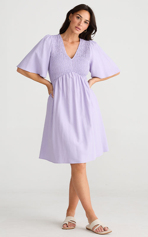 Brave & True - Dani Dress - Lilac