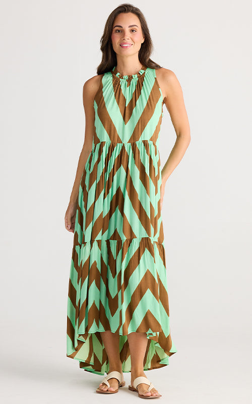 Holiday Australia - Margot Dress - Choc Mint