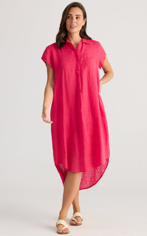 Holiday Australia - Ahoy Tunic - Raspberry