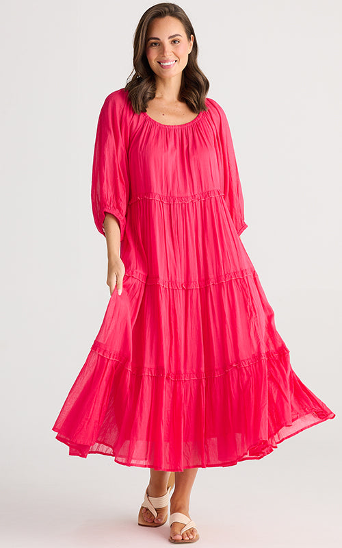 Holiday Australia - Grenadine Dress - Raspberry