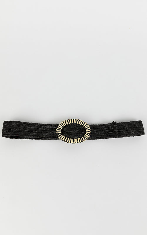 Holiday - Belt - Black and Natural