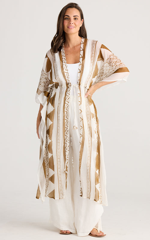 Holiday Australia - Asta Kaftan - Tribal Taupe