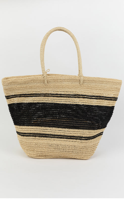 Holiday Australia - Paper Basket - Natural and Black