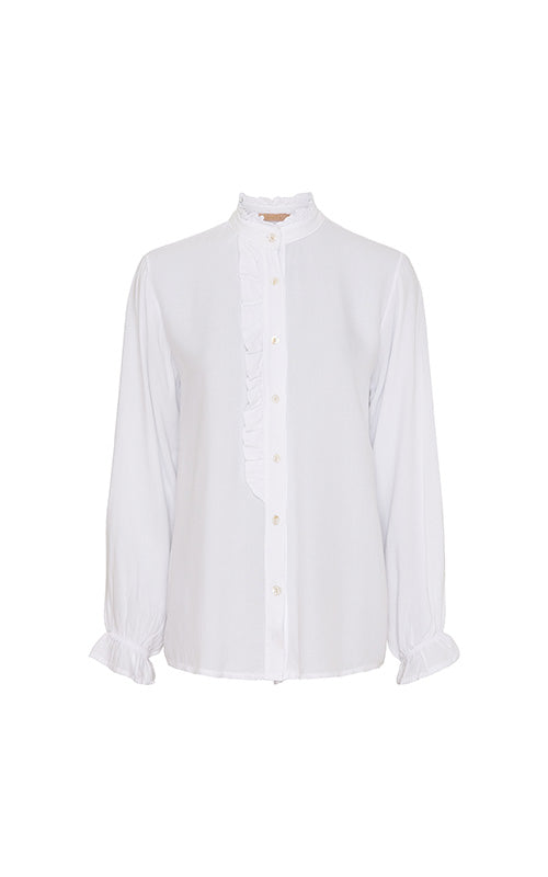Marta - Shirt - White - 24W5897 - Elizabeth Summer