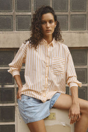 Le Temps des Cerises - Shirt - Sandy Yellow - Elizabeth Summer