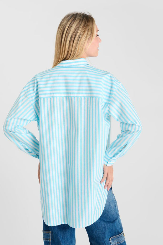 Le Temps des Cerises - Shirt - Blue - Elizabeth Summer