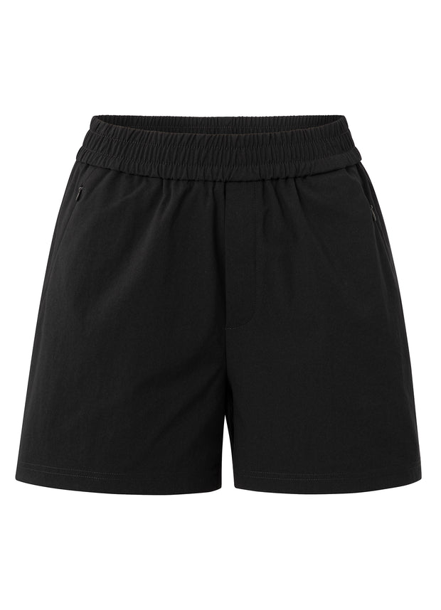 YAYA - Shorts - Washed Black - Elizabeth Summer