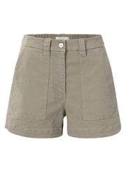 YAYA - Woven Cargo Shorts - Seneca Rock Beige - Elizabeth Summer
