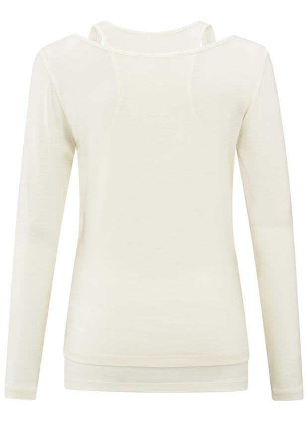 YAYA - 2 Piece Top - Off White - Elizabeth Summer