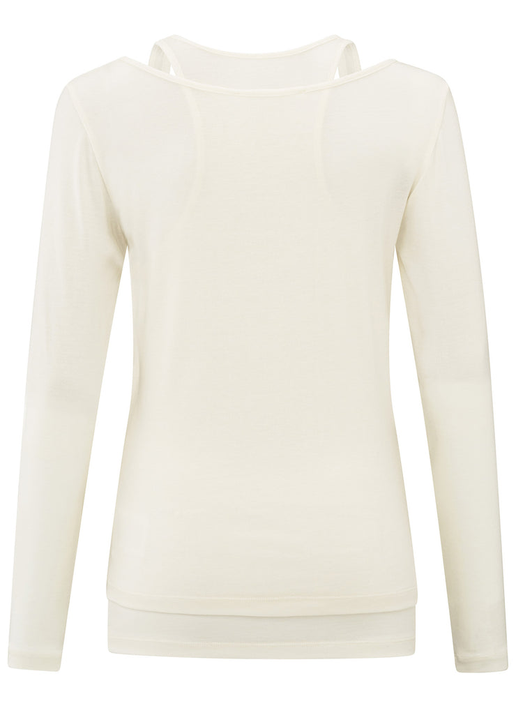 YAYA - 2 Piece Top - Off White - Elizabeth Summer