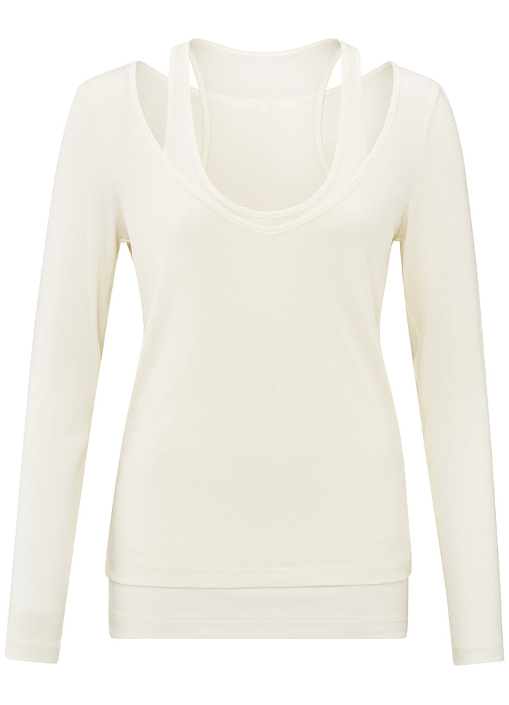 YAYA - 2 Piece Top - Off White - Elizabeth Summer