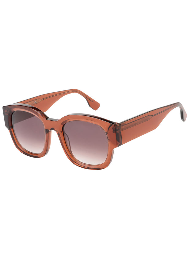 YAYA - Sunglasses - Coco Wayfarer - Caribou Brown - Elizabeth Summer