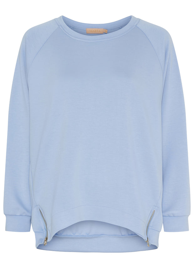 Marta - Mdccerise Sweatshirt - Celeste