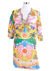 Palme - Tunic - Leopard Fantasy - Elizabeth Summer