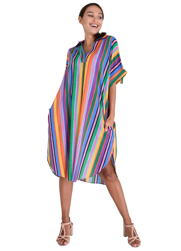 Palme - Cotton Dress - Stripes - Elizabeth Summer