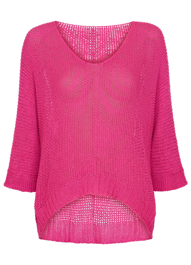 Marta - Mdcbetina Knit - Dark Pink - Elizabeth Summer