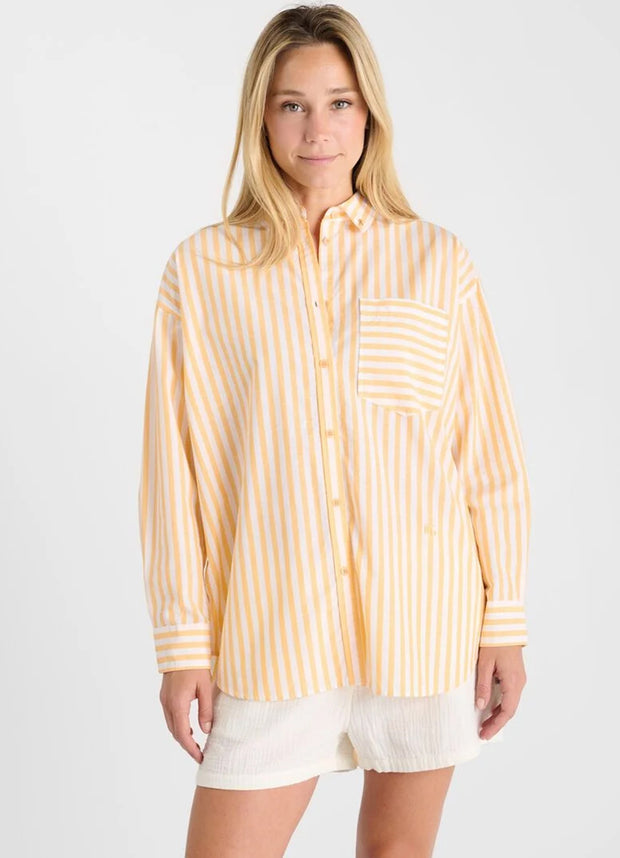 Le Temps des Cerises - Shirt - Sandy Yellow - Elizabeth Summer