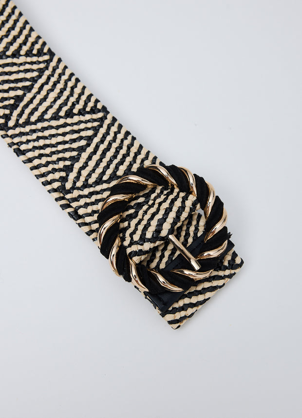 Holiday - Bella Belt - Black Stripe