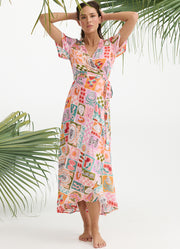 Holiday Australia - Wrap Dress - Sardinia Summer