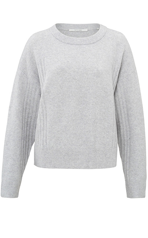 YAYA - Sweater - Sky Grey