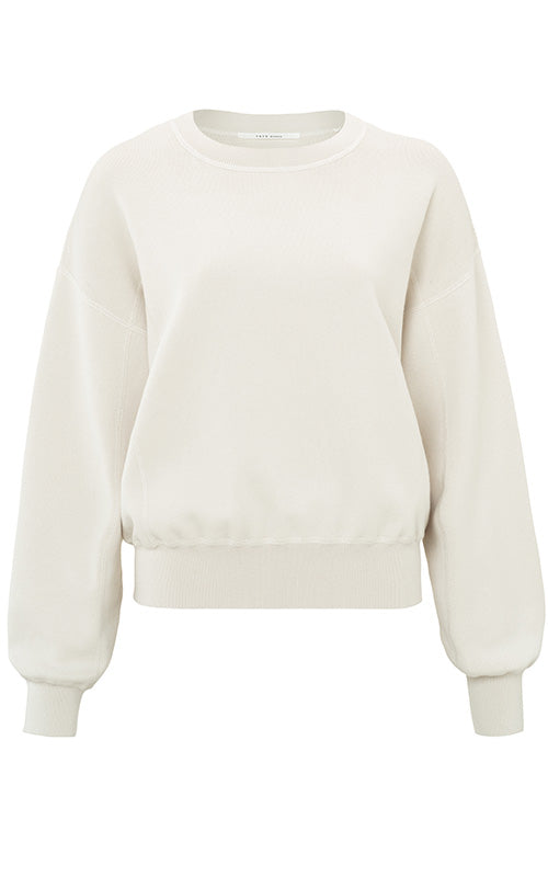 YAYA - Sweater - Chalk White