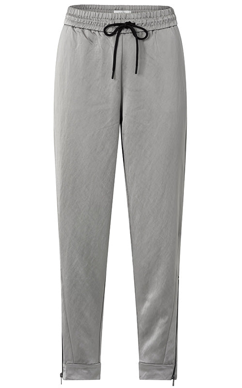 YAYA - Pants - Grey Satin