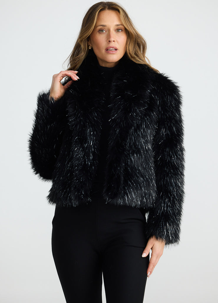Brave & True - Jacket - Black Sparkle - Elizabeth Summer