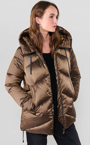 Les Temps des Cerises - Puffer Jacket - Metallic Brown