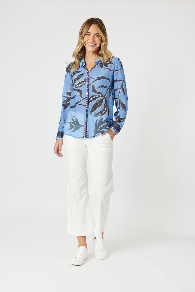 Gordon Smith - Peninsula Floral Sheer Shirt