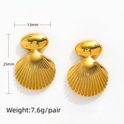 Tarnish Free  - Shell Earrings