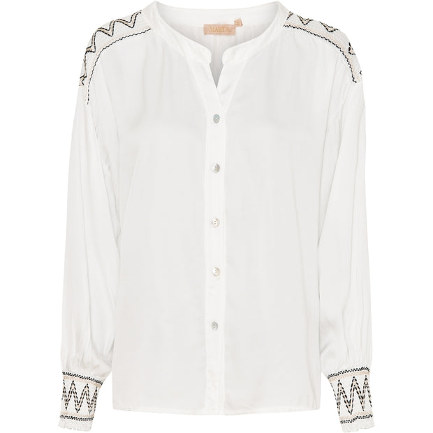 Marta - Shirt - White 24W80320 - Elizabeth Summer